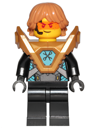 Минифигурка Lego Robin Underwood - Hair, Black Legs, Pearl Gold Armor nex139 U